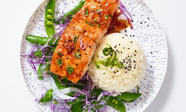 Honey-Sriracha Salmon