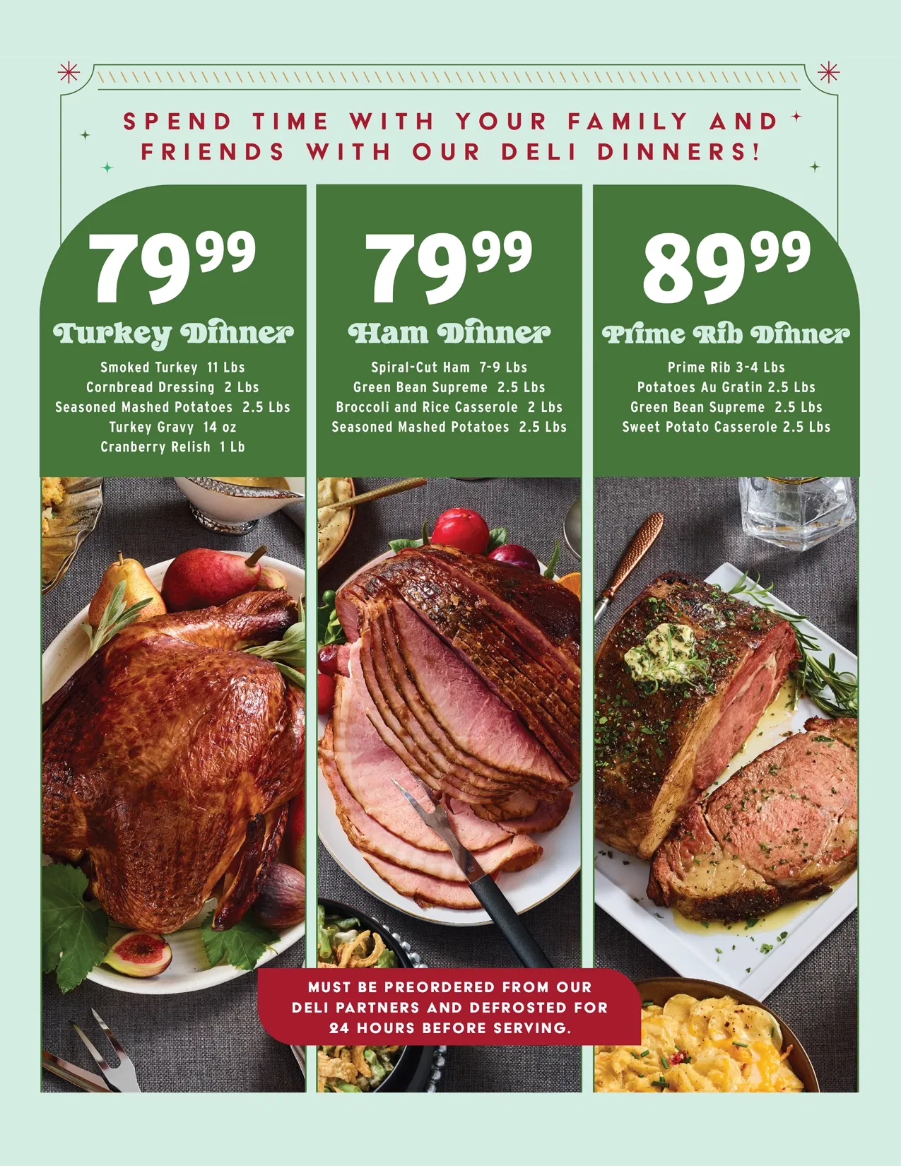 Holiday Family Dinners