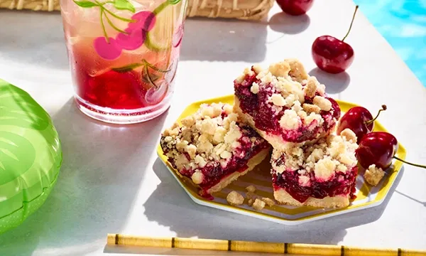 Cherry Pie Crumb Bars