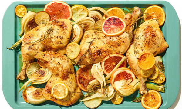 Roasted Chicken with Citrus & Fennel