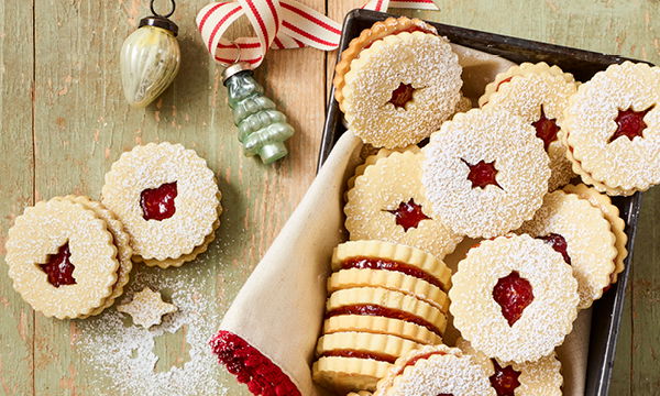 Austrian Linzer Cookies