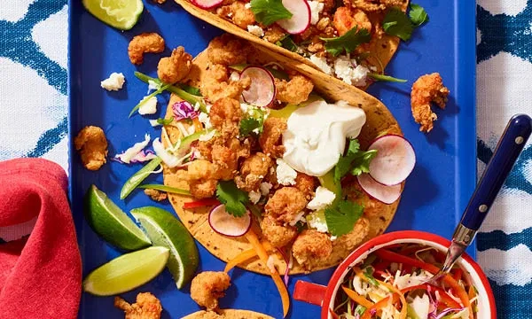 Fried Crawfish Tacos