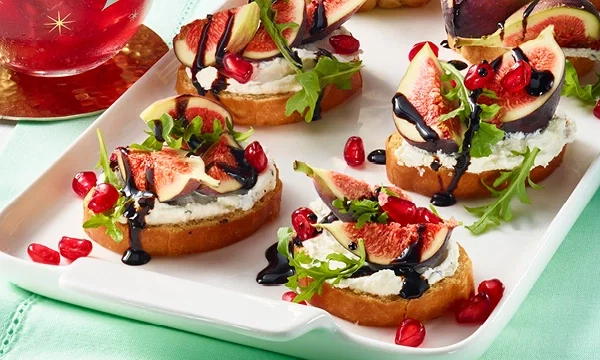 Fig and Whipped Feta Crostini