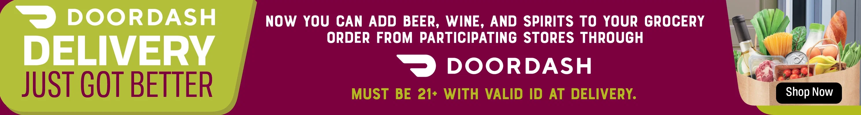 Door Dash Alcohol Delivery Now Available