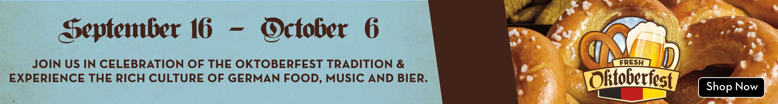 Oktoberfest Starts NOW!!