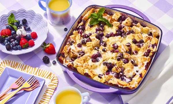 Blueberry French Toast Casserole