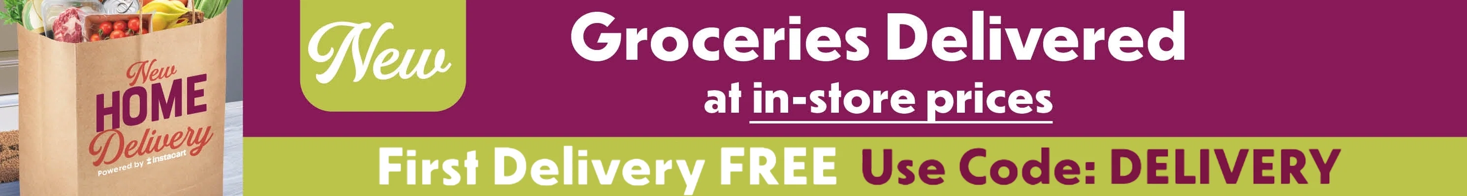 FRESH by Brookshire's offers Home Delivery