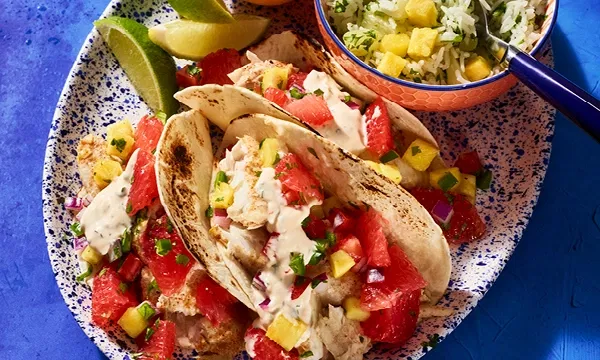 Citrus-Glazed Fish Tacos