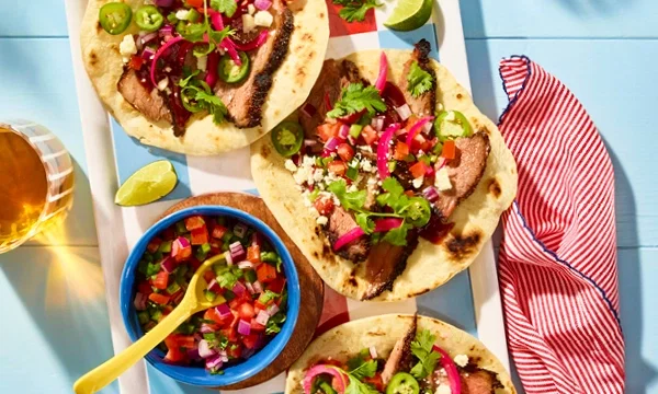 Grilled Brisket Tacos