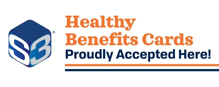 Proudly accepting Healthy Benefit Cards
